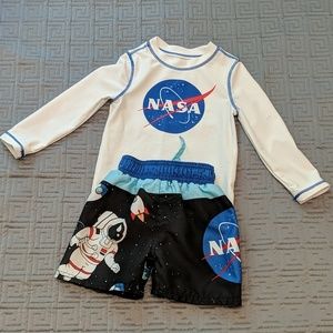 NASA boy swimsuit